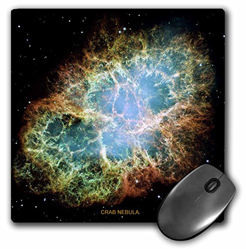 【中古】【未使用・未開封品】3dRose LLC 8 x 8 x 0.25インチ マウスパッド 銀河と星雲カニ(mp_76785_1)