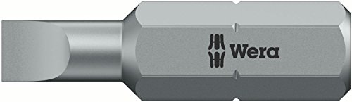Wera Series 1 800/1 Z Set C SB Sheet Metal Bit Multipack, Slotted 0.6mm, 1.0mm And 1.2mm (Pack of 5) by Wera