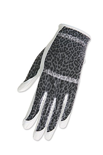 【中古】【未使用・未開封品】(Large, Worn on Right Hand, White Panther) - HJ Glove Women's White Panther Solaire Full Length Golf Glove, Large, Right Hand