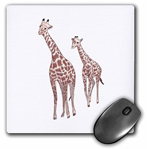 【中古】【未使用・未開封品】3drose LLC 8?x 8?x 0.25インチマウスパッド、かわいいカラー図面の母と..