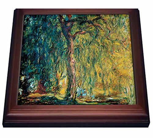 【中古】【未使用・未開封品】3dローズFlorene有名なモネの絵ペイントWeeping Willow???五徳 8 by 8