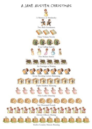 Rakuten - 【中古】【未使用・未開封品】Jane Austen Christmas - ホリデーカードと封筒15枚入りボックス - 12日クリスマスシリーズ