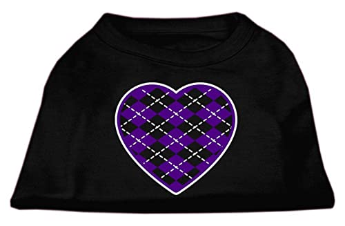 š̤ۡѡ̤ʡMirage Pet Products 51-110 XSBK Argyle Heart Purple Screen Print S...
