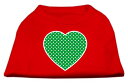 yÁzygpEJizMirage Pet Products 51-100 XXXLRD Green Swiss Dot Heart Screen Print Shirt Red XXXL - 20