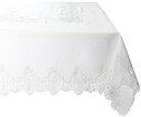【中古】【未使用・未開封品】(180cm X 300cm, Cream) - Violet Linen Oblong/Rectangle Tablecloth, Cream, 180cm X 300cm(2)