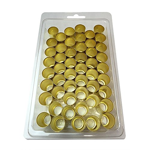 Interstate Pneumatics F7326-50 Brass Fitting Hose Ferrule 0.593 inch Inner Diameter x 1.0 inch for 3/8 inch hose 500 psi Pack of 50