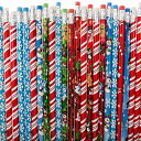 【中古】【未使用・未開封品】Rhode Island Novelty FBA_ZCPENCI Lot of 144 Assorted Christmas Holiday Theme Wooden Pencils-7.5 & Quot