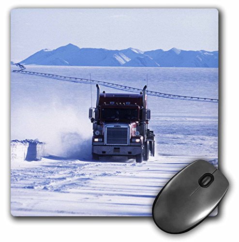 【中古】【未使用・未開封品】3droseアラスカ、高速道路のTruck Dalton、trans-alaskaパイプライン???us02?hro0162???Hughローズ???マウスパッド