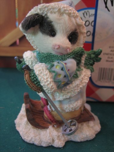【中古】【未使用・未開封品】Enesco メアリー・ムー・ムーズ - 「Ski Moo Later」 1月女の子 スキーフ..