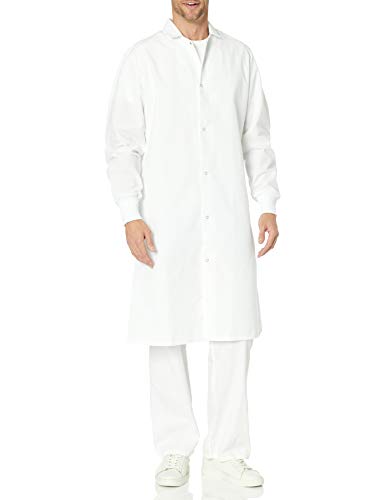 【中古】【未使用・未開封品】Red Kap メンズ グリッパー フロントスパンポリエステル ポケットなしブッチャーコート ニットカフ付き US サイズ: Lar...