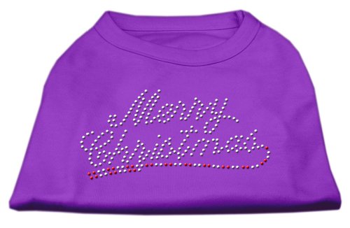 【中古】【未使用・未開封品】Mirage Pet Products 52-25-07 XSPR Merry Christmas Rhinestone Shirt P..
