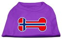 yÁzygpEJizMirage Pet Products 51-19 SMPR Bone Shaped Norway Flag Screen Print Shirts Purple S - 10