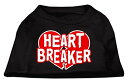 yÁzygpEJizMirage Pet Products 51-54 XXLBK Heart Breaker Screen Print Shirt Black XXL - 18