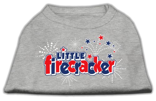 【中古】【未使用・未開封品】Mirage Pet Products 51-17-06 LGGY Little Firecracker Screen Print Shirts Grey L - 14