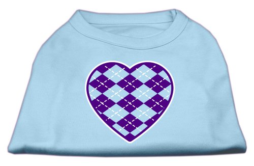 【中古】【未使用・未開封品】Mirage Pet Products 51-110 SMBBL Argyle Heart Purple Screen Print ...