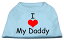 š̤ۡѡ̤ʡMirage Pet Products 51-34 XLBBL I Love My Daddy Screen Print Shirts Baby Blue XL - 16