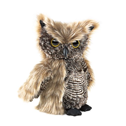 【中古】【未使用・未開封品】Hand Puppet - Folkmanis - Owl Screech New Animals Soft Doll Plush Toys 2961