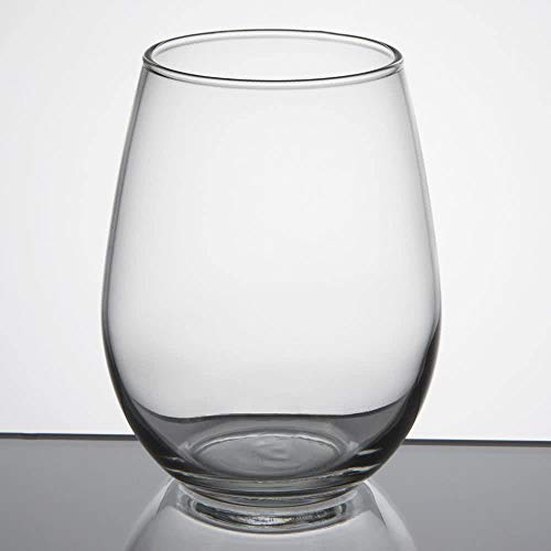 12 oz Stemless White Wine Glass Libbey 217 Set of 6
