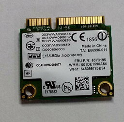 【中古】【未使用・未開封品】インテルWiFi / WiMAXリンク6250?6250?ANXワイヤレスN for IBM ThinkPad Lenovo ANXワイヤレス半分PCI - Eカード