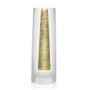 【中古】【未使用・未開封品】Badash Crystal CD706 VASE 10.5 GOLD STANDARD