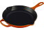 【中古】【未使用・未開封品】Le Creuset Signature ルクルーゼ 鉄ハンドルフライパン 9インチ 10-1/4-..