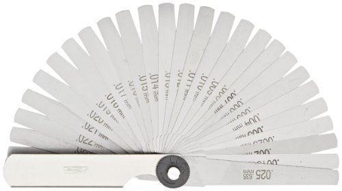 【中古】【未使用・未開封品】Fowler 52-485-006 Fine Tempered Steel Thickness Gage, 3 Length, 26 Leaf Set by Fowler