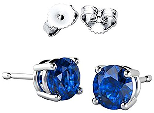 スターリングシルバーソリッドバスケットスタッドイヤリング2.00カラット合計重量Choose Simulated Birthstone