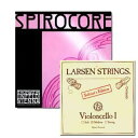 【中古】【未使用・未開封品】Cello Strings 4/4 Set Larsen Solo A+D, Spirocore Tungsten G+C