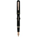 【中古】【未使用・未開封品】Conklin Mark Twain 三日月型万年筆 ブラックチェイス ローズゴールドトリム ミディアムニブ (CK71138)