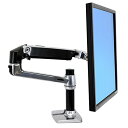 【中古】【未使用・未開封品】Ergotron 45-241-026 マウントアーム フラットパネルディスプレイ用 - 24スクリーンサポート - 耐荷重20ポン...