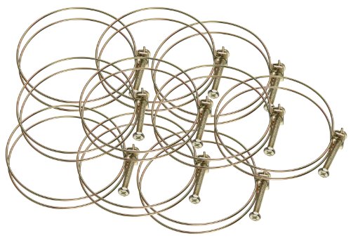 Steelex Wire Hose Clamp, 2-1/2-Inch, 10-Pack by Steelex