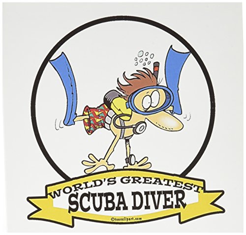 【中古】【未使用 未開封品】Dooni Designs Worlds Greatest漫画 Funny Worlds Greatest Scuba Diver Cartoon グリーティングカード Set of 12 Greeting Cards