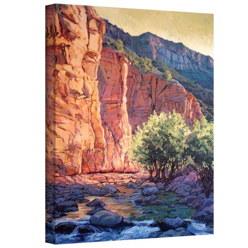 【中古】【未使用・未開封品】アート壁の西フォークギャラリーWrappedキャンバスアートby Rick Kersten、24?by 18インチ(3)