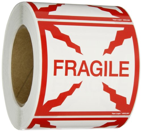 Hewlett Packard - 【中古】【未使用・未開封品】Box Partners SCL501 4 in. x 4 in.- Fragile Labels