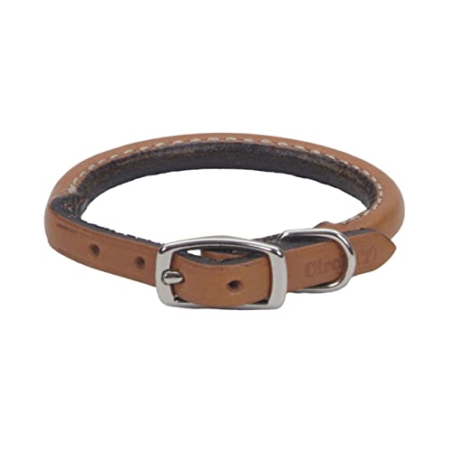 【中古】【未使用 未開封品】Coastal Pet Products DCP120312TAN Leather Circle T Oak Tanned Round Dog Collar, 12 by 3/8-Inch, Tan by Coastal Pet