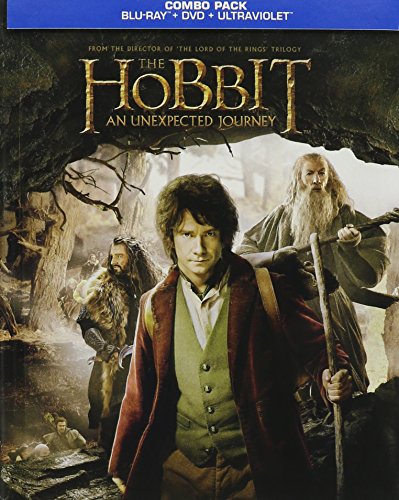 【中古】【未使用・未開封品】The Hobbit Blu-Ray Combo Pack with Exclusive 64 Page Collectible Book + 4 Featurettes (Blu-ray/DVD Combo+UltraViolet