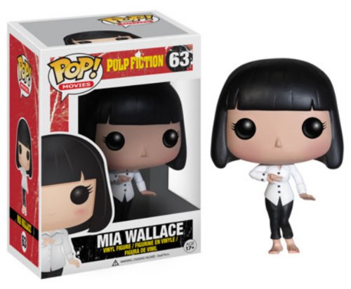 【中古】【未使用・未開封品】Pulp Fiction Pop Movies Vinyl 4" Figure Mia Wallace