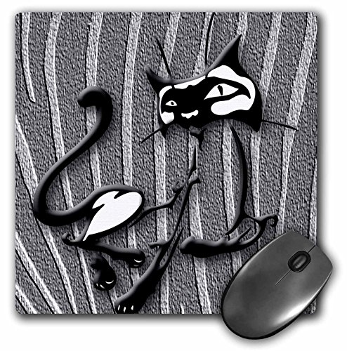 【中古】【未使用・未開封品】3drose LLC 8?x 8?x 0.25インチマウスパッド、Our Sassy Cat Sitting Pretty Just Waiting For You To Bring Herホーム(MP 108129?_ 1?)