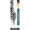 【中古】【未使用・未開封品】Wholesale CASE of 25???Zebra g-301?JKジェルステンレススチールペンrefill-gel Refill, 0.7?MM, Medium Point, 2?/ PK,ブラック