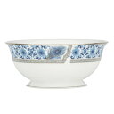 【中古】【未使用・未開封品】Lenox Marchesa Couture Serving Bowl, Sapphire Plume(2)