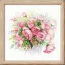 【中古】【未使用・未開封品】Watercolor Roses(クロスステッチキット)
