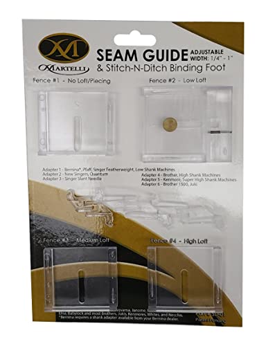 【中古】【未使用・未開封品】Martelli Stich-n-Ditch Binder Foot with 4 fences, adjustable 1/4 to 1 for binding by Martelli 【中古】【未使用・未開封品】Martelli Stich-n-Ditch Binder Foot with 4 fences, adjustable 1/4 to 1 for binding by Martelli