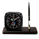 【中古】【未使用・未開封品】(トリンテック) Trintec 【計器パネル】 CESSNA ALTIMETER (セスナ 高度計) ペンスタンド付 目覚し時計 ...