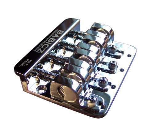 Babicz FCH4CHP Full Contact Hardware, 4-String Bass Bridge, Chrome