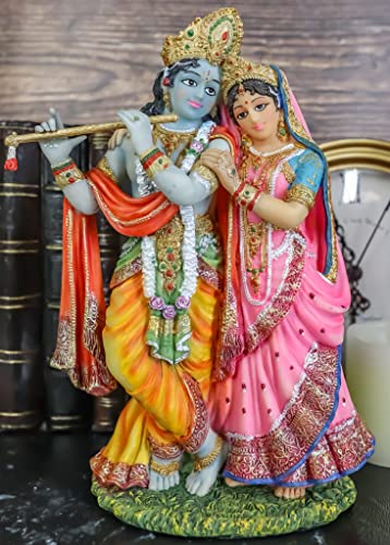 【中古】【未使用・未開封品】RADHA KRISHNA STATUE AVATAR OF VISHNU AND SHAKTI DIVINE LOVE MALE FEMALE ASPECTS