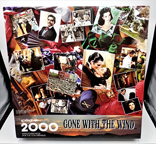 Springbok by Hallmark Gone With The Wind 2000 Interlocking Pieces Puzzle by Springbok