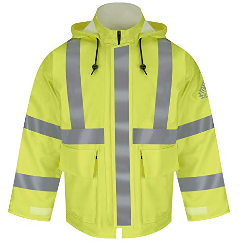 【中古】【未使用・未開封品】Bulwark Flame Resistant 10?oz hi-visibility Regular雨ジャケットhrc2?take...
