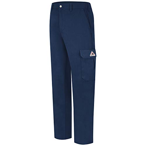 Bulwark Flame Resistant 7?oz Cooltouch Cargo Pocket Work Pants US サイズ: 33 x 34 カラー: ブルー
