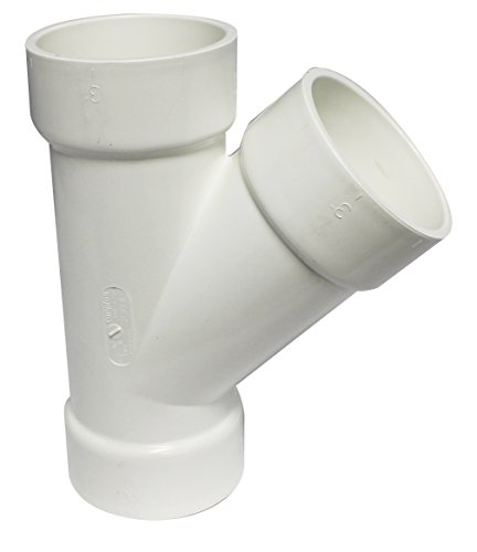 Canplas 192303L PVC DWV Y ロング HXH 3インチ ホワイト