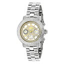 【中古】【未使用・未開封品】Luxurman Ladies Diamond Watch 0.3?CT Two Tone